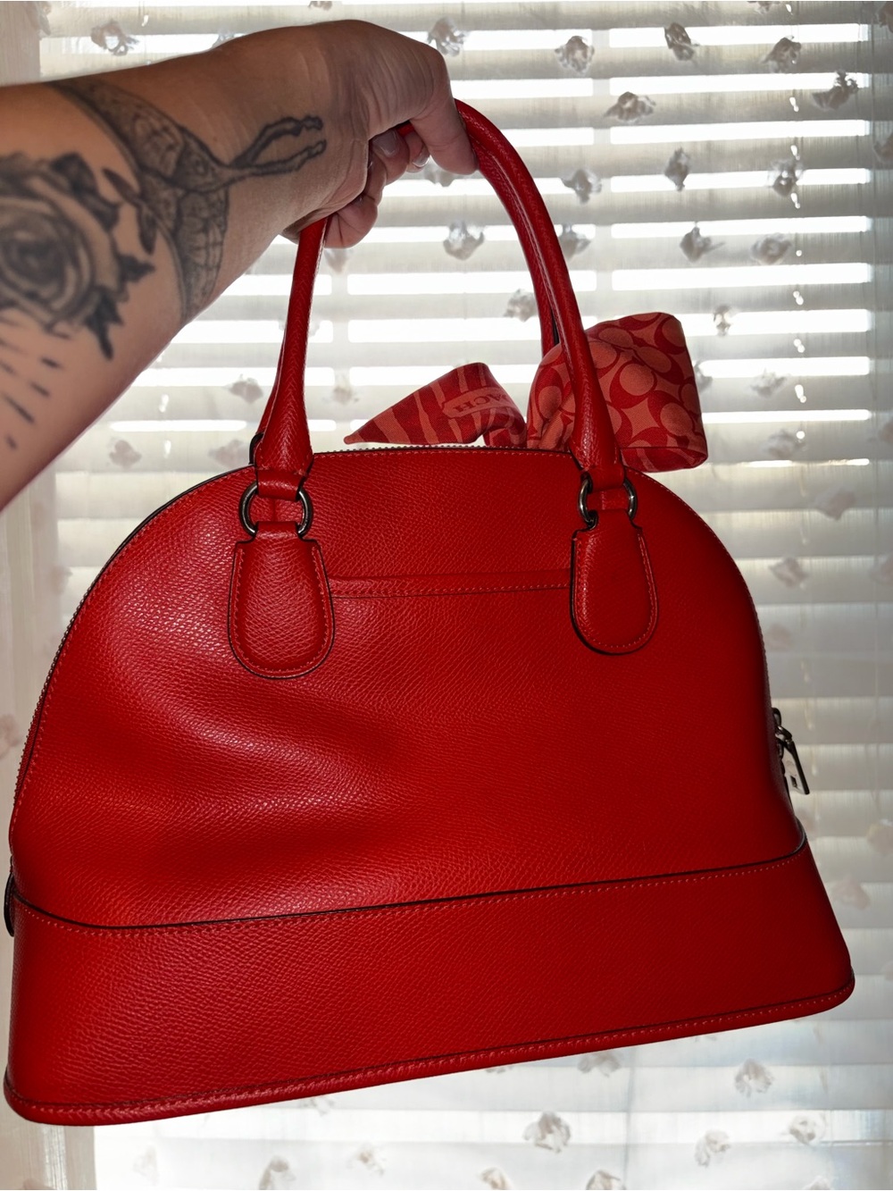 Coach Dome Satchel, scarf, wallet bundle - Picture 4 of 10